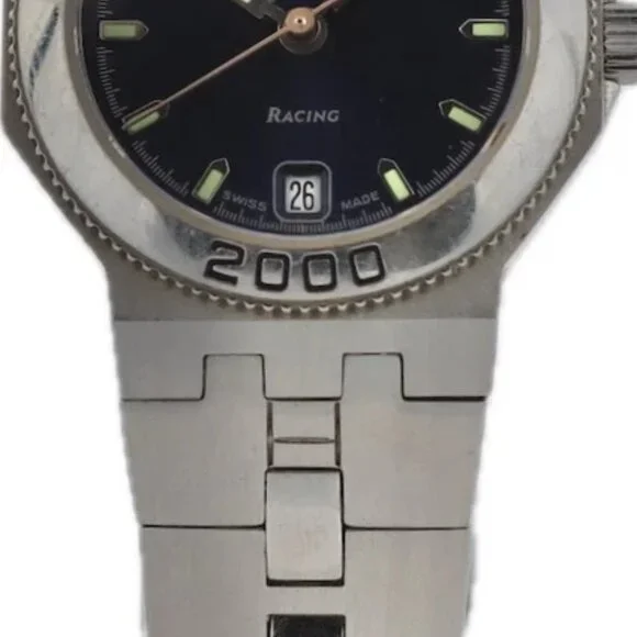 Vintage Bucherer 956.908 Formula 2000 Ladies Quartz Wristwatch Swiss Steel Vintage Bucherer 956.908 Formula 2000 Ladies Quartz  main image 3